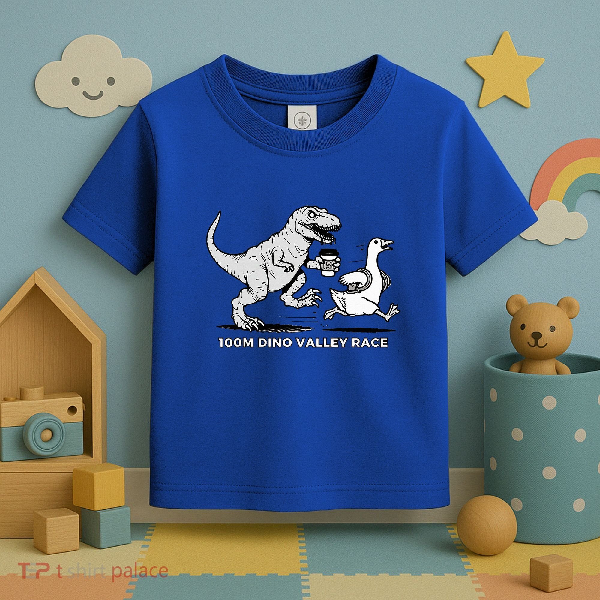 100 Mile Dino Valley Race Toddler T-Shirt