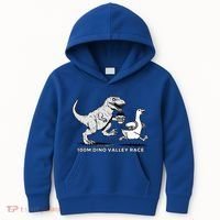 100 Mile Dino Valley Race Kids Hoodie thumb 0