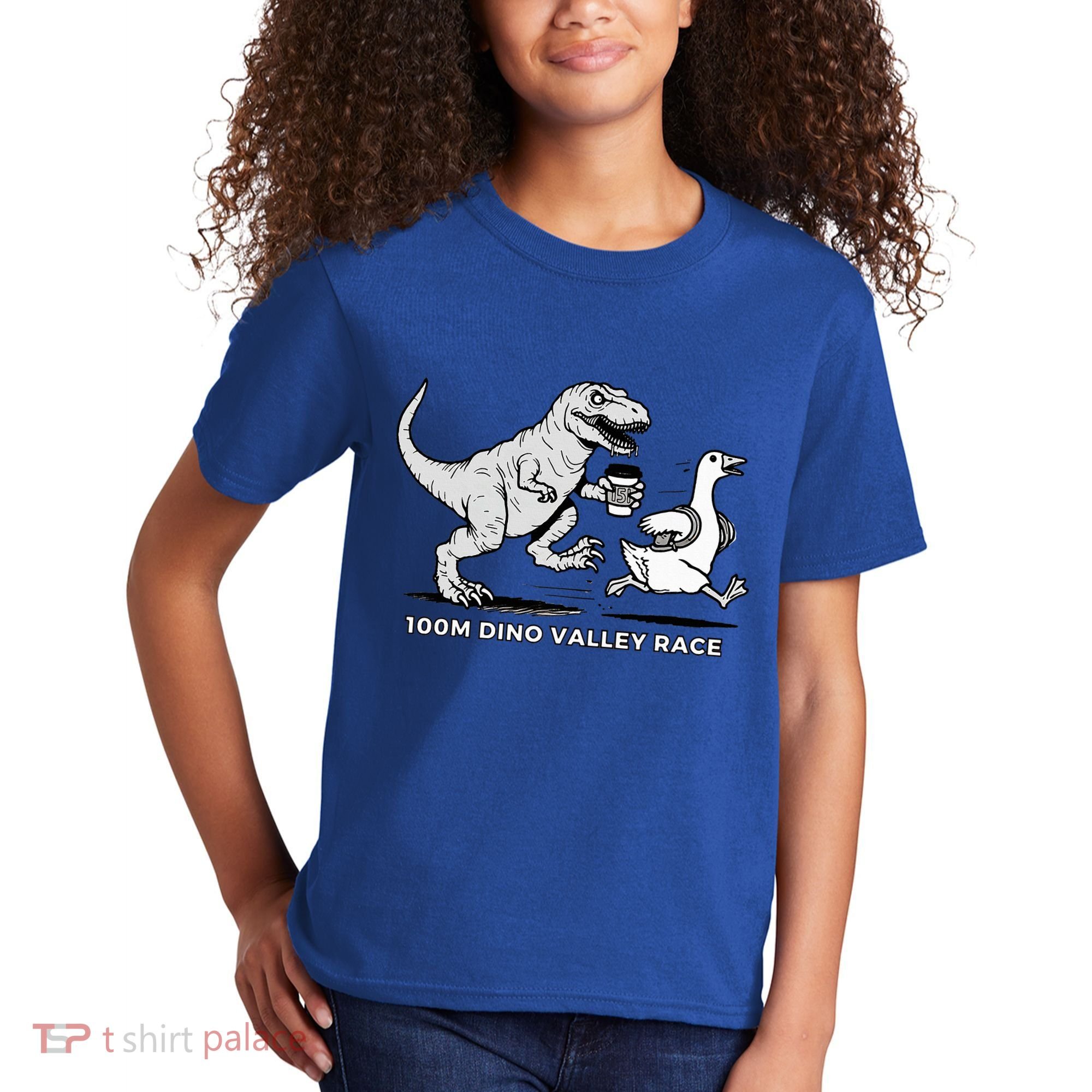 100 Mile Dino Valley Race Kids T-Shirt