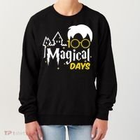 100 Magical Days Wizard 100th Days Of School Women's Sweatshirt thumb 0