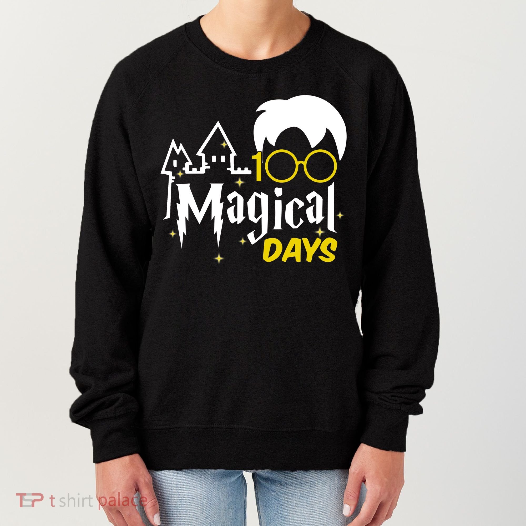 100 Magical Days Wizard 100th Days Of School Women's Sweatshirt