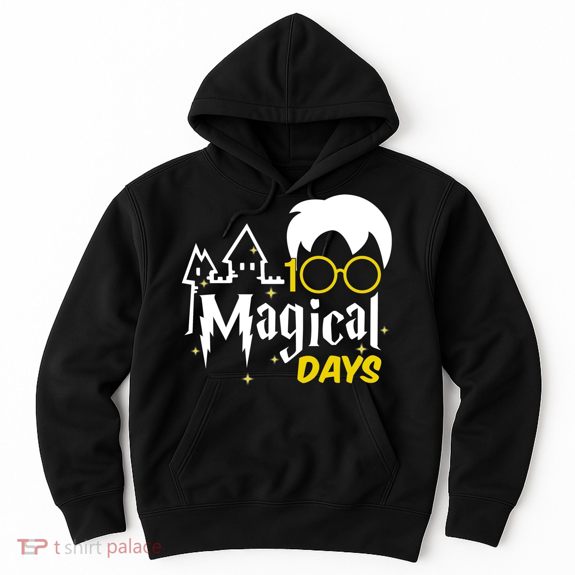 100 Magical Days Wizard 100th Days Of School Hoodie