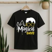 100 Magical Days Wizard 100th Days Of School T-Shirt thumb 2