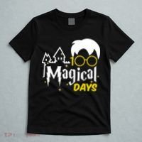100 Magical Days Wizard 100th Days Of School T-Shirt thumb 5