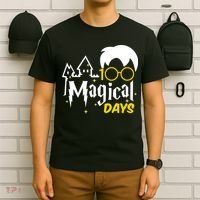 100 Magical Days Wizard 100th Days Of School T-Shirt thumb 6