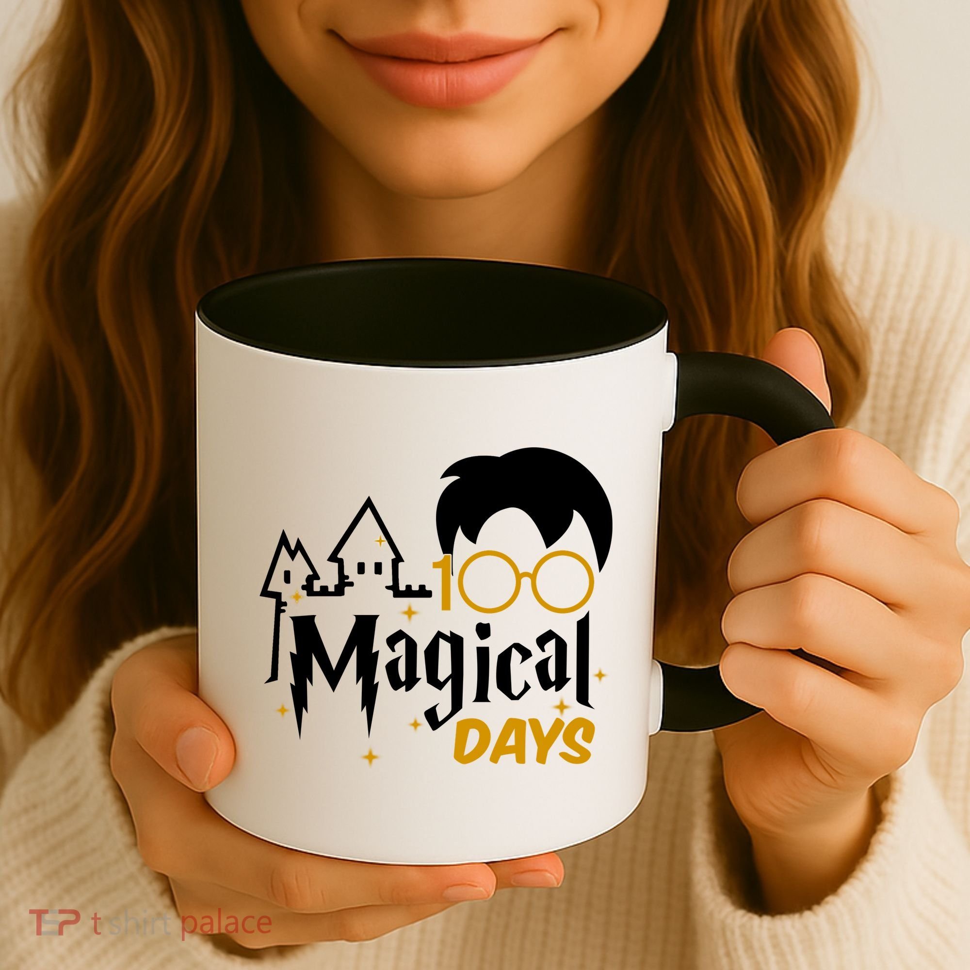 100 Magical Days Wizard 100th Days Of School Coffee Mug