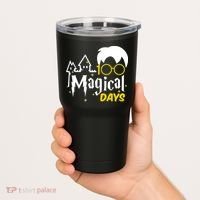 100 Magical Days Wizard 100th Days Of School Tumbler thumb 2