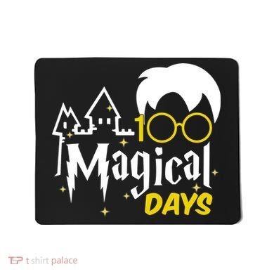 100 Magical Days Wizard 100th Days Of School Mousepad