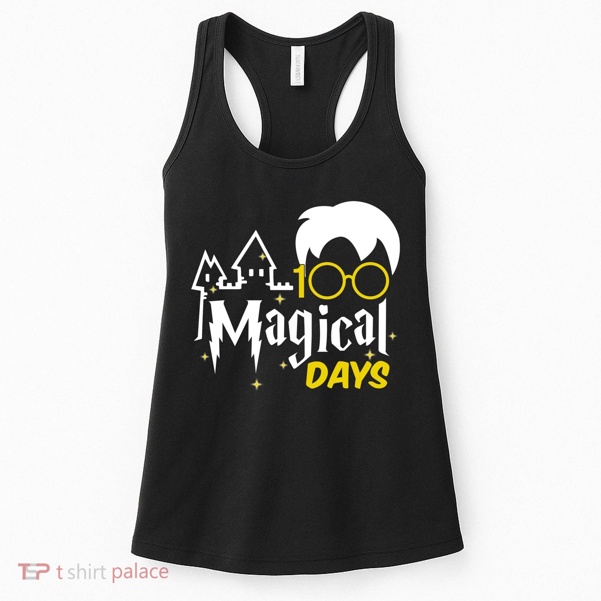 100 Magical Days Wizard 100th Days Of School Women's Tank Top