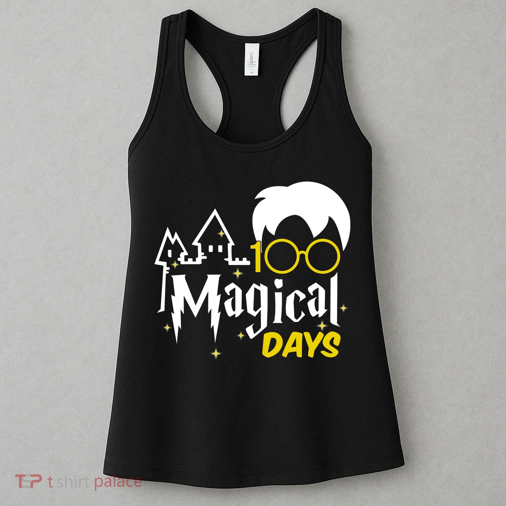 100 Magical Days Wizard 100th Days Of School Women's Tank Top