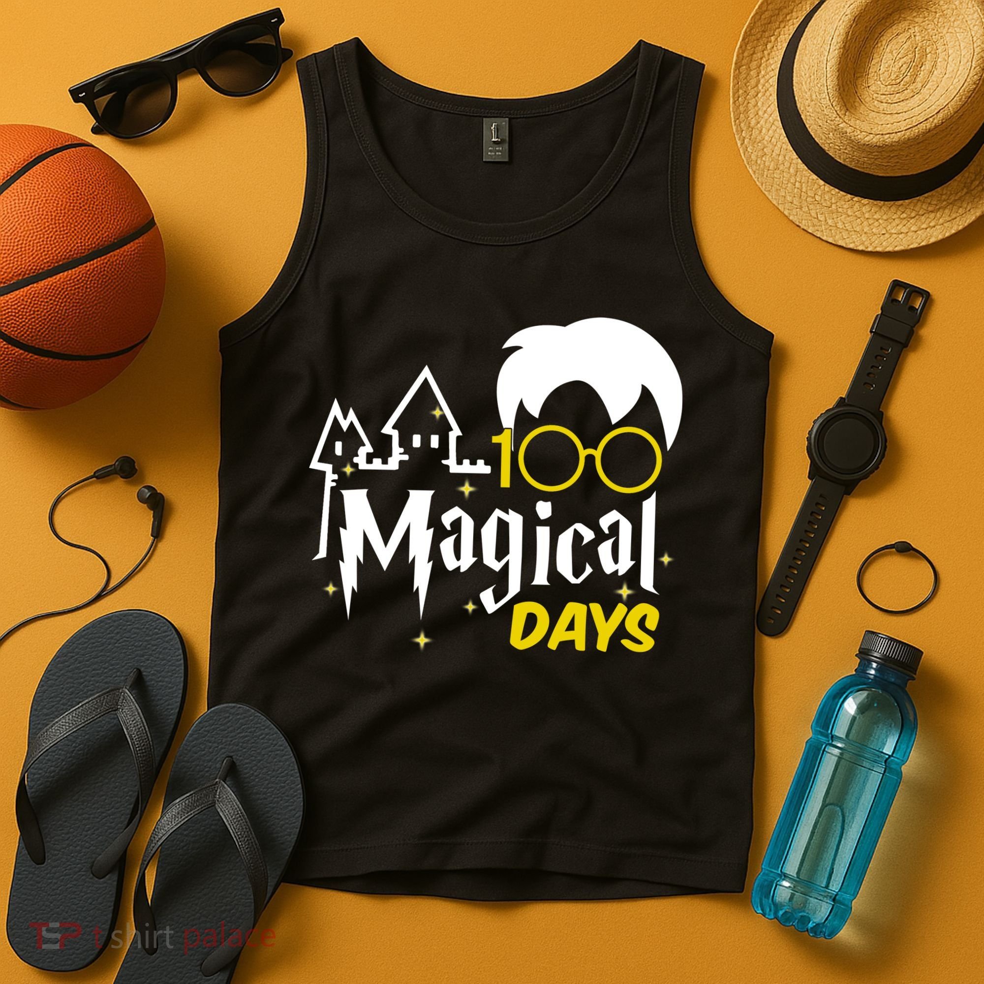 100 Magical Days Wizard 100th Days Of School Tank Top