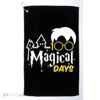 100 Magical Days Wizard 100th Days Of School Golf Towel thumb 0