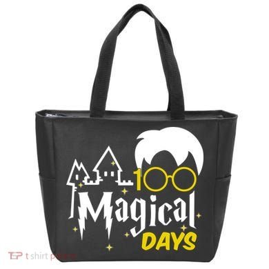 100 Magical Days Wizard 100th Days Of School Tote Bag