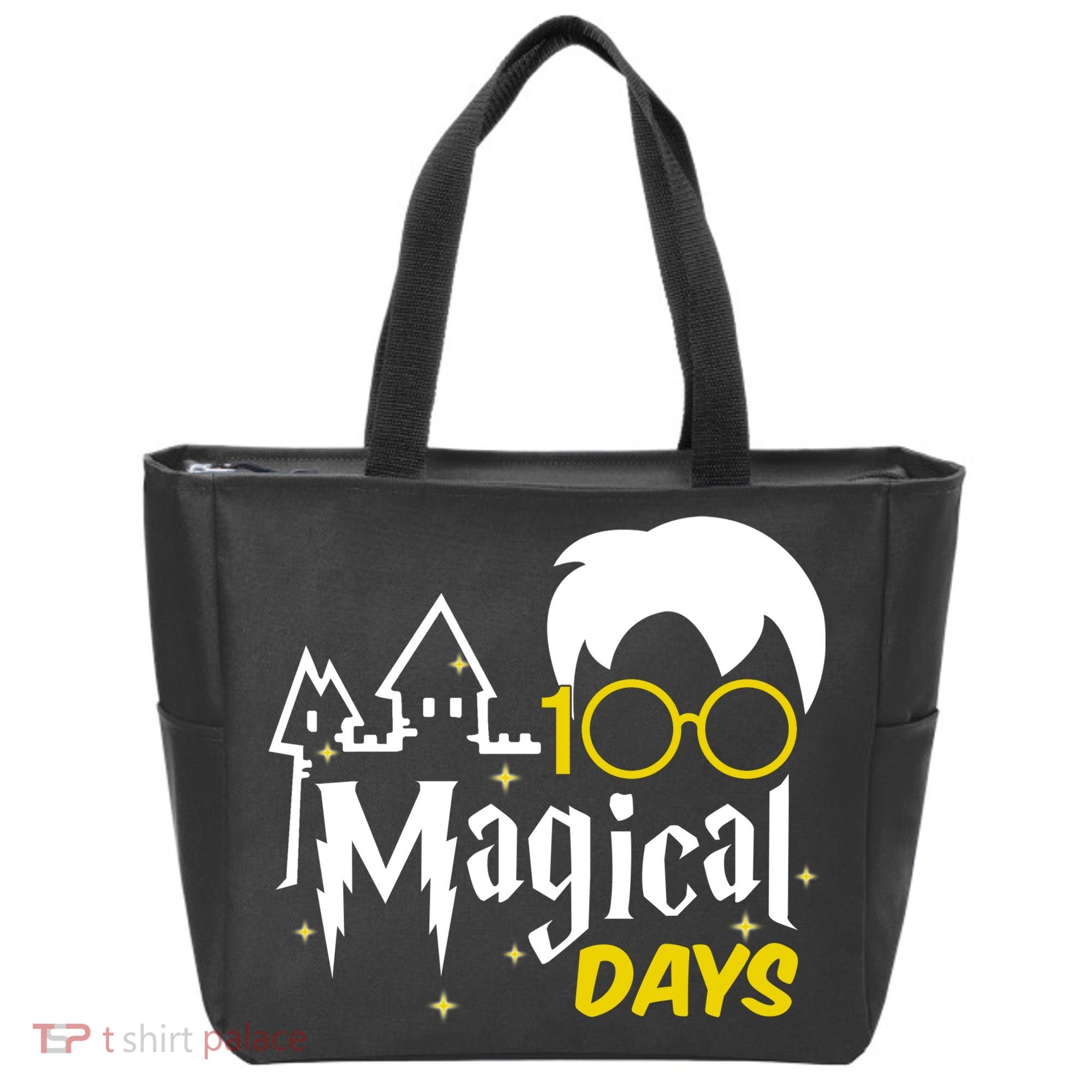 100 Magical Days Wizard 100th Days Of School Tote Bag