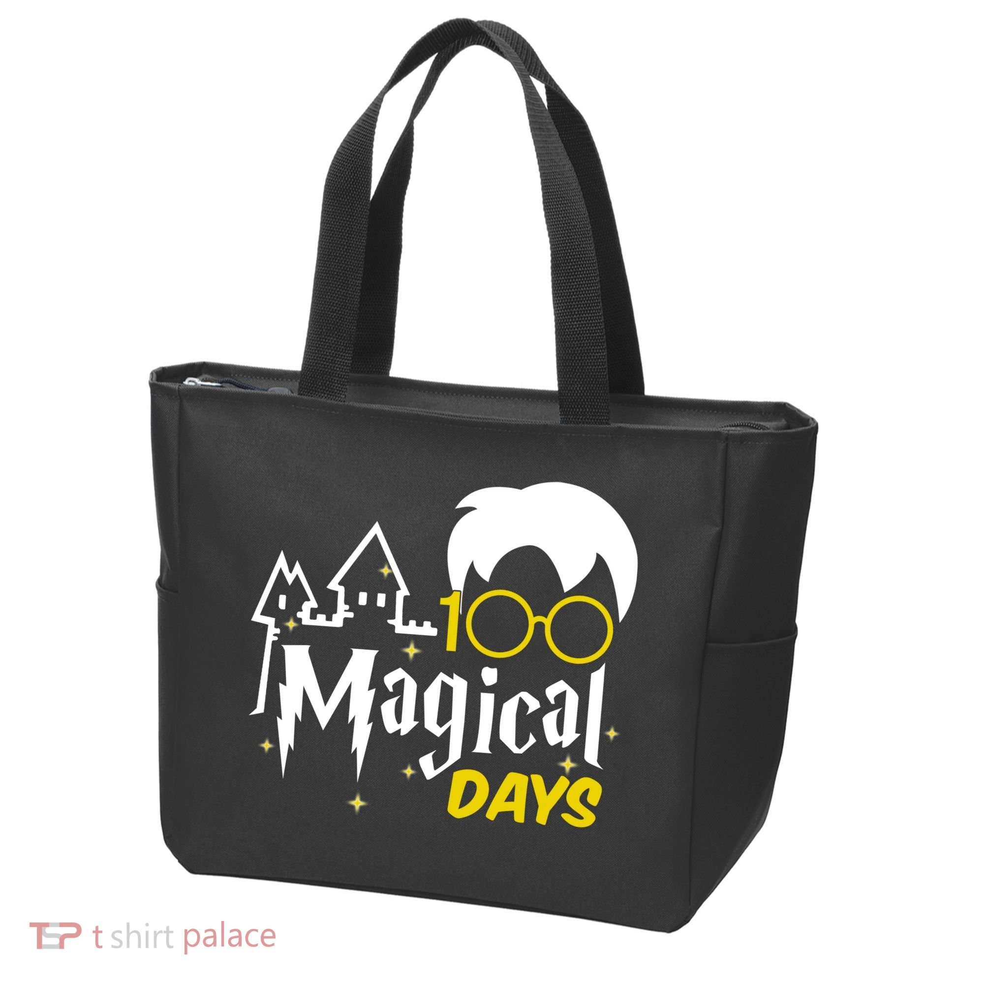 100 Magical Days Wizard 100th Days Of School Tote Bag