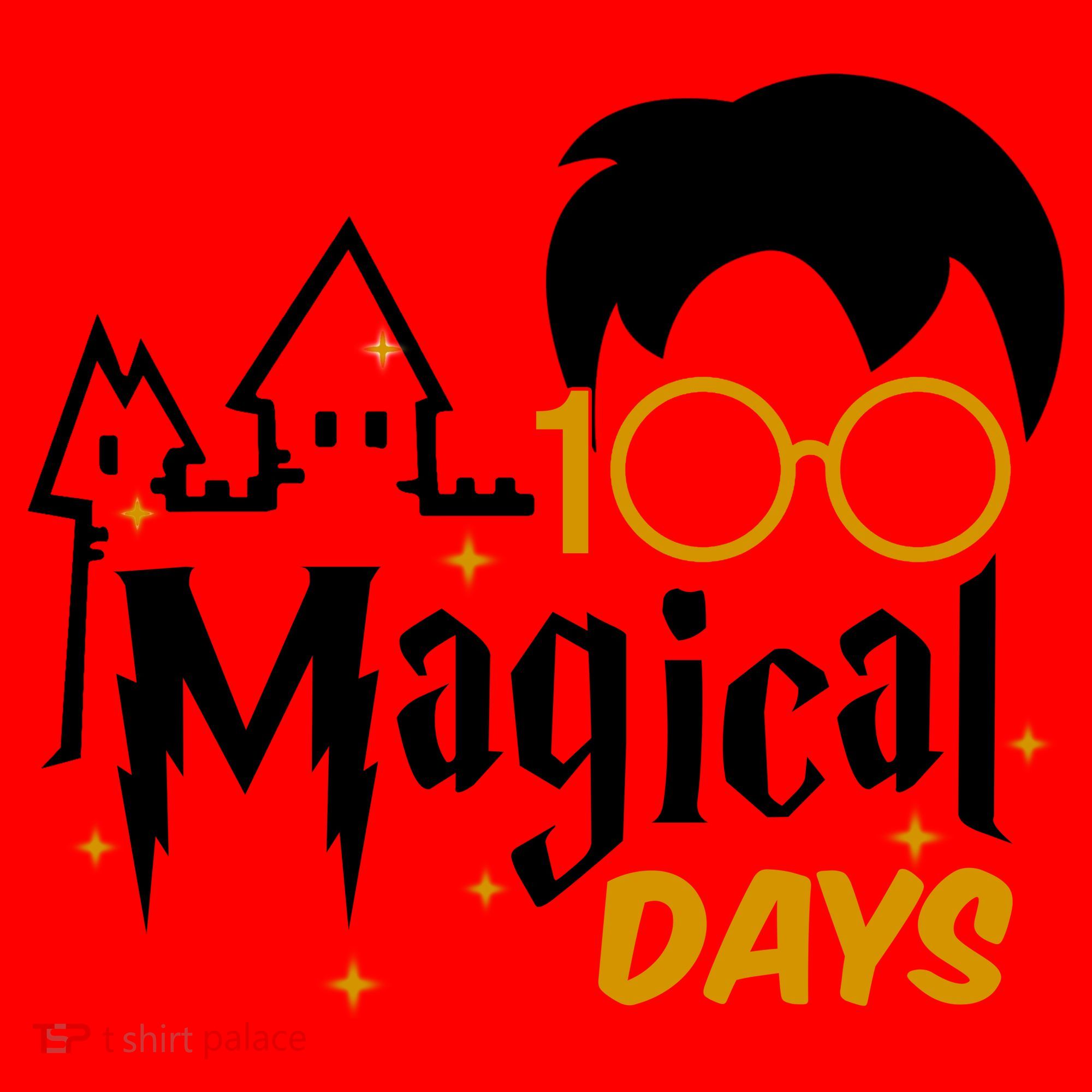100 Magical Days Wizard 100th Days Of School Santa Hat