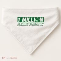 1 Million Family Friendly USA-Made Doggie Bandana thumb 0