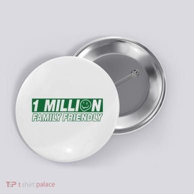 1 Million Family Friendly Button
