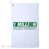 1 Million Family Friendly Golf Towel thumb 0