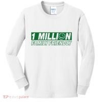 1 Million Family Friendly Kids Long Sleeve Shirt thumb 0