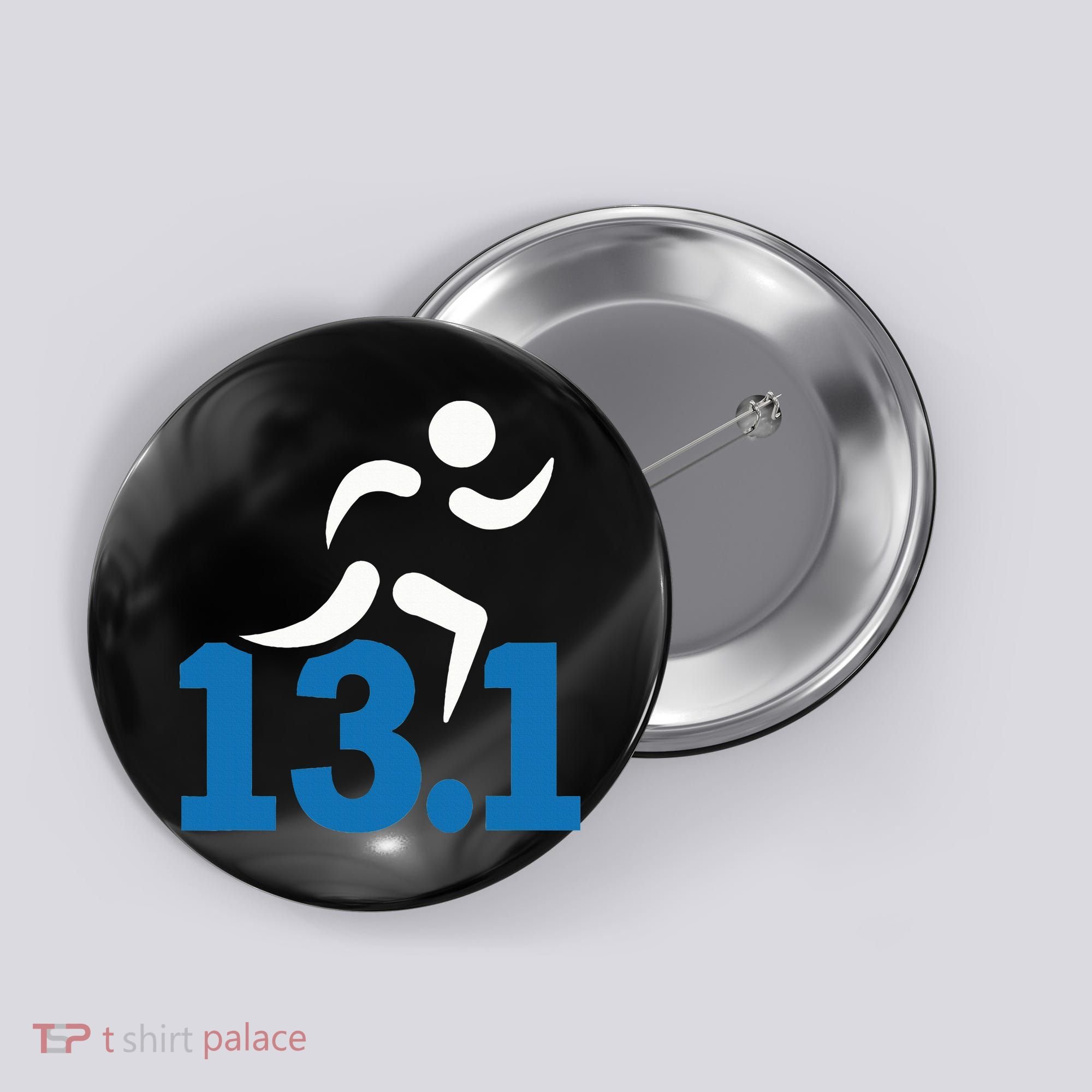 13.1 Miles Half Marathon Button
