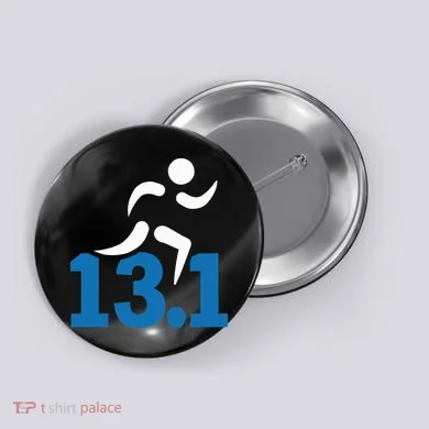 13.1 Miles Half Marathon Button