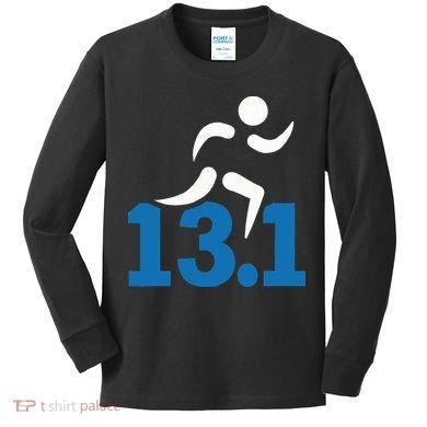 13.1 Miles Half Marathon Kids Long Sleeve Shirt