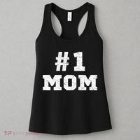 1 Mom Number One Mom Mama Mother Funny Mother's Day Women's Tank Top thumb 3