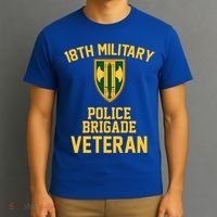 18th Military Police Brigade Veteran Military Father Day Gift T-Shirt thumb 3