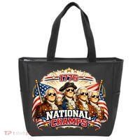 1776 National Champs Patriotic Founding Fathers Tote Bag thumb 0