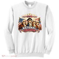 1776 National Champs Patriotic Founding Fathers Sweatshirt thumb 0