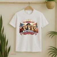 1776 National Champs Patriotic Founding Fathers T-Shirt thumb 2