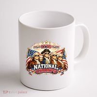 1776 National Champs Patriotic Founding Fathers Coffee Mug thumb 1