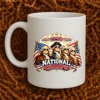 1776 National Champs Patriotic Founding Fathers Coffee Mug thumb 2