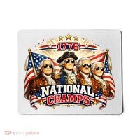 1776 National Champs Patriotic Founding Fathers Mousepad thumb 0