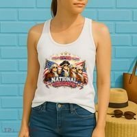 1776 National Champs Patriotic Founding Fathers Women's Tank Top thumb 2