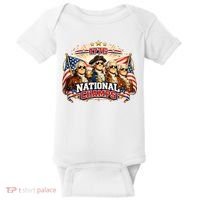1776 National Champs Patriotic Founding Fathers Baby Bodysuit thumb 0