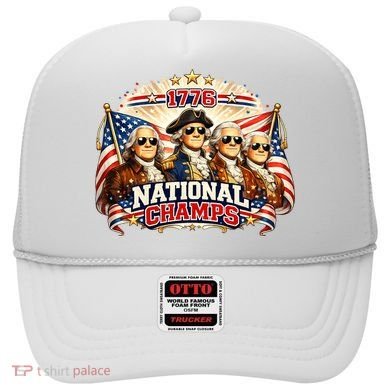 1776 National Champs Patriotic Founding Fathers Hat