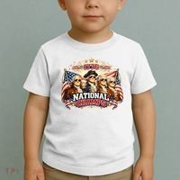 1776 National Champs Patriotic Founding Fathers Toddler T-Shirt thumb 2