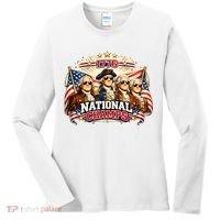 1776 National Champs Patriotic Founding Fathers Women's Long Sleeve Shirt thumb 0