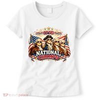 1776 National Champs Patriotic Founding Fathers Women's T-Shirt thumb 0