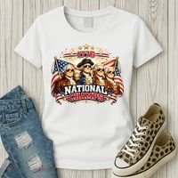 1776 National Champs Patriotic Founding Fathers Women's T-Shirt thumb 3