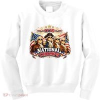 1776 National Champs Patriotic Founding Fathers Kids Sweatshirt thumb 0