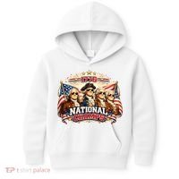 1776 National Champs Patriotic Founding Fathers Kids Hoodie thumb 0