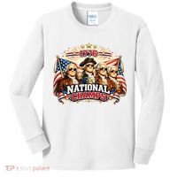 1776 National Champs Patriotic Founding Fathers Kids Long Sleeve Shirt thumb 0