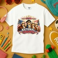 1776 National Champs Patriotic Founding Fathers Kids T-Shirt thumb 3