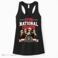 1776 National Champs Founding Fathers USA Patriotic Women's Tank Top thumb 0