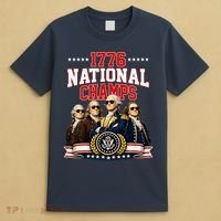 1776 National Champs Founding Fathers USA Patriotic T-Shirt thumb 4