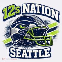 12s Nation Seattle Football T-Shirt thumb 7