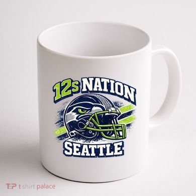 12s Nation Seattle Football Coffee Mug back